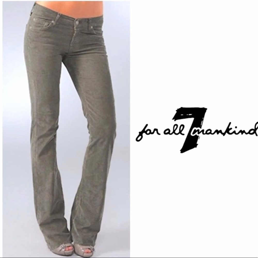 7 For All Mankind A style bootleg corduroy
